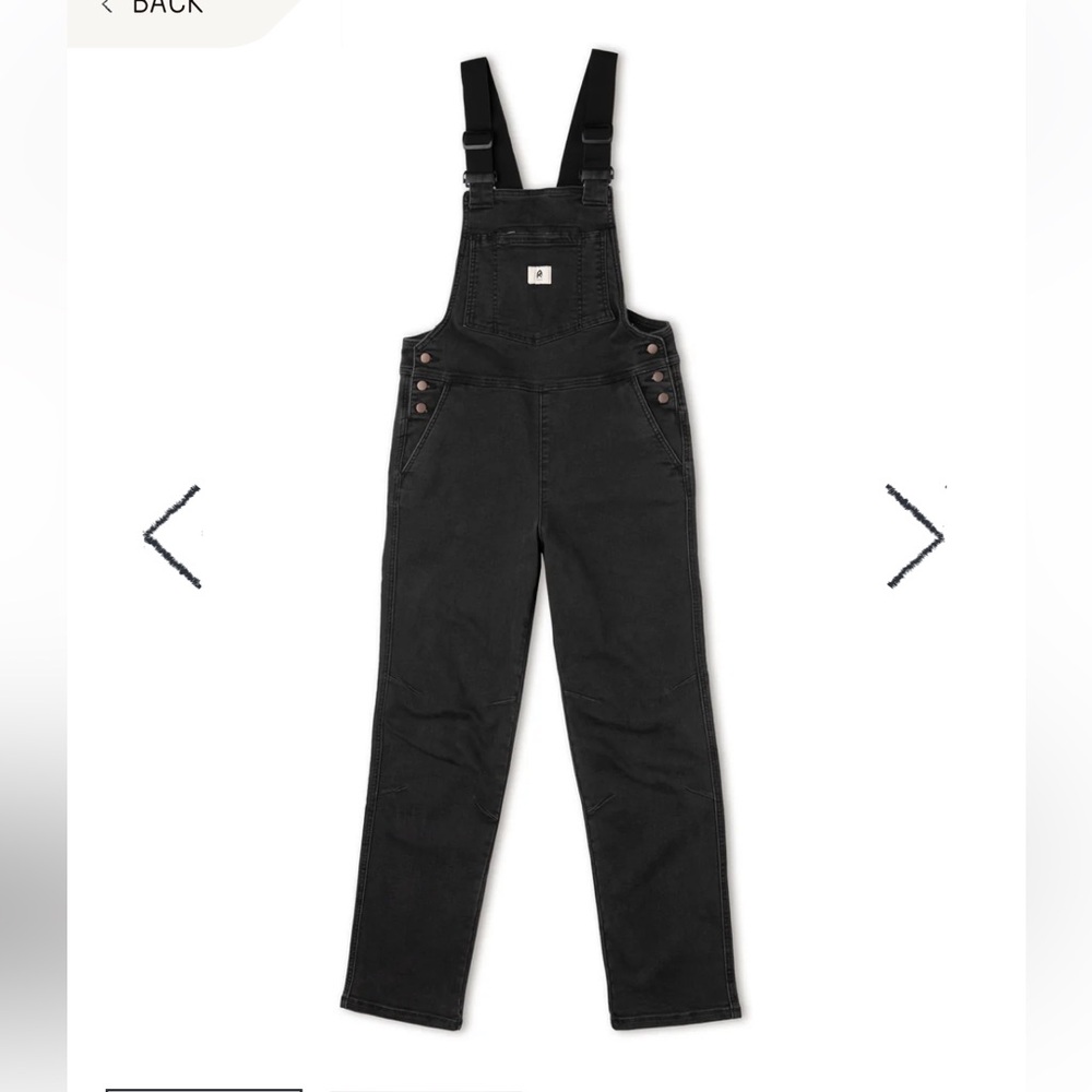 Ripton black women’s diesel overalls, size XS